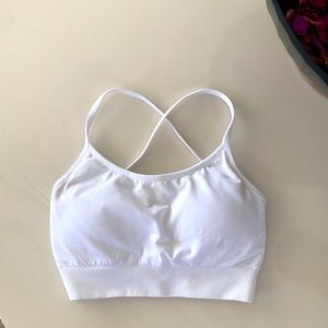 NVGTN White Invincible Sports bra